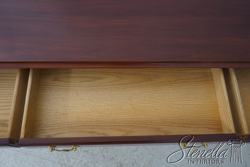 73175: HENKEL HARRIS Cherry 3 Drawer Sofa Table gallery