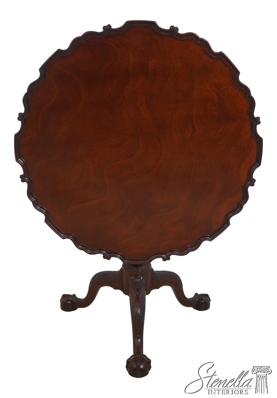 L65212EC: KINDEL Winterthur Collection Mahogany Tilt Top Table