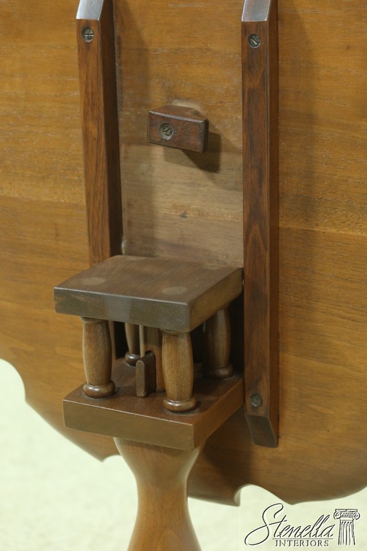L53343EC: Walnut Bench Made Tilt Top Candle Stand Table gallery