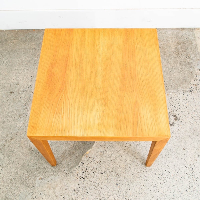 Mid Century Danish Modern End Table Severin Hansen Oak Side Nightstand NM Mcm gallery
