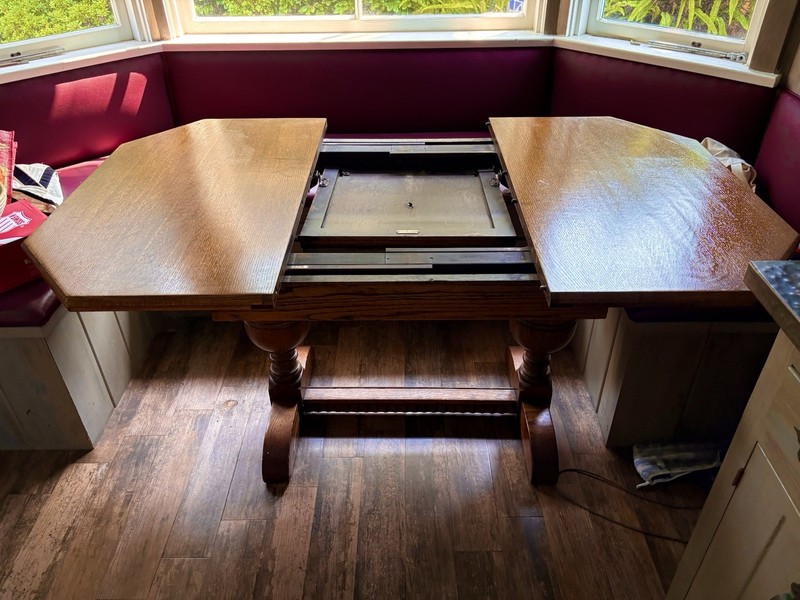 Antique Red Oak Kitchen Table gallery
