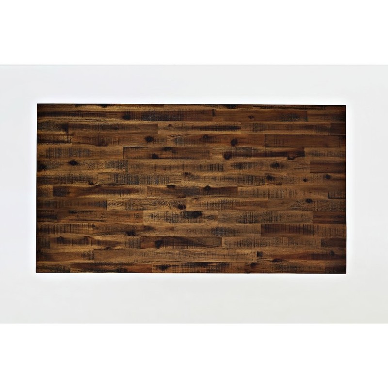 Cannon Valley Distressed Industrial Three Drawer 48" Coffee Table gallery