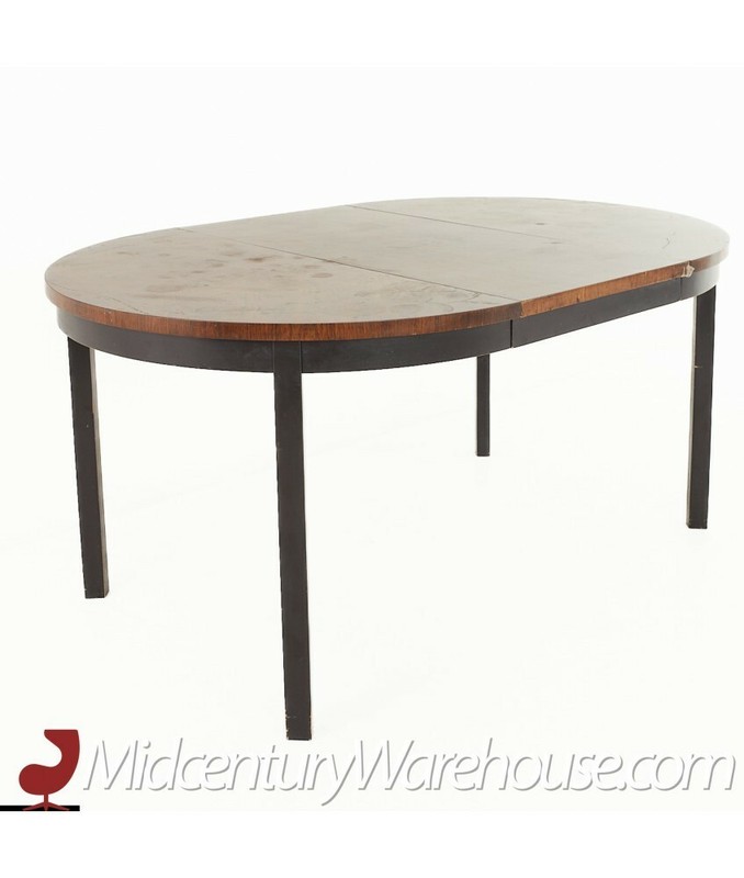 Founders Mid Century Rosewood Expanding Dining Table with 2 Leaves gallery