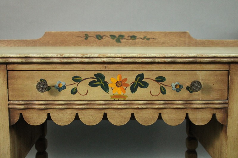 Antique 1930's Desk Early California Spanish Revival Cottage Bohemian (16809) gallery