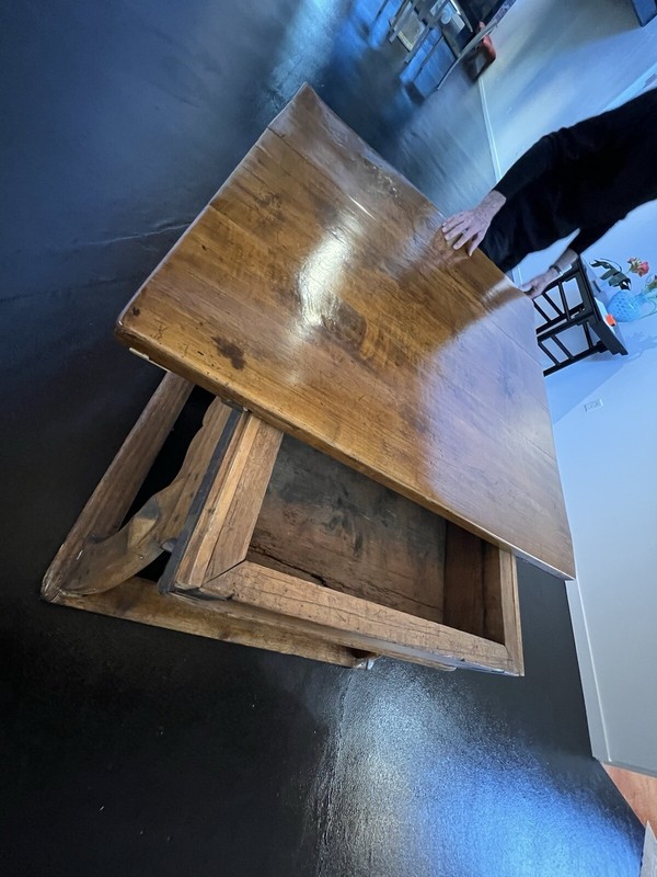 Bavarian 1600’s Restored Museum Quality Square Table Shop Studio TORNO gallery