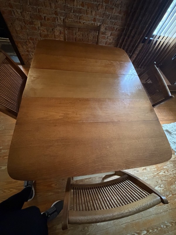 John Van Koert Profile for Drexel Mid-Century Modern MCM Dining Table & 4 Chairs gallery