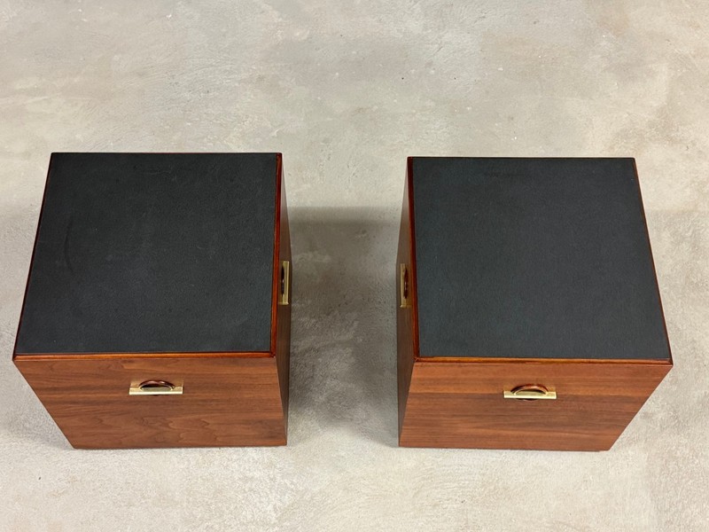 Refinished Walnut Lane End Tables - A Pair gallery