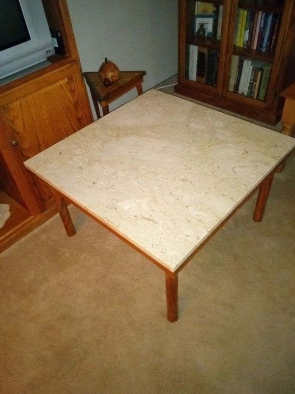 Widdicomb T.H. Robsjohn-Gibbings Marble Top Side Table Coffee End gallery