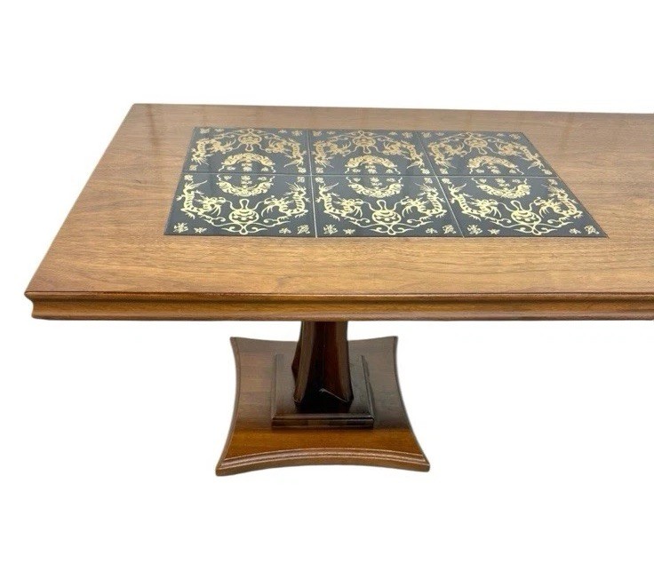 Mid-Century Modern Harvey Probber Style Tile Top Walnut Coffee Table gallery
