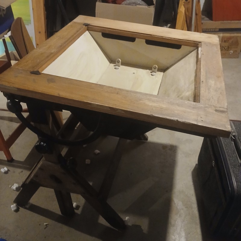Vintage Hamilton Drafting Light Box Table