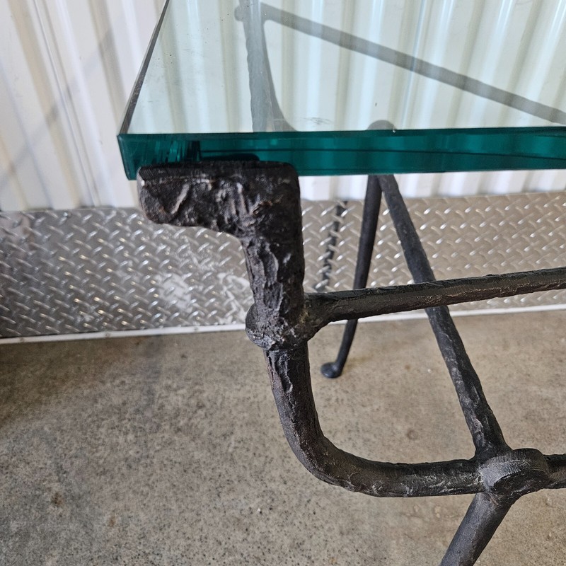 High End Carole Gratale Iron Console Manner of Giacometti gallery