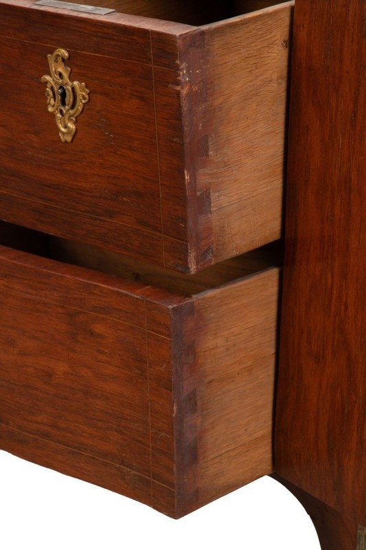 18th Century c. 1770 Signed Pierre Denizot French Louis XV Period Bombe Commode gallery