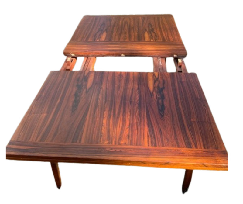 Skaraborgs Mobelindustri Mid century modern (c1960) Swedish Rosewood dining tabl gallery