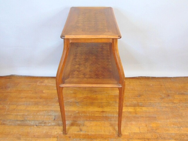 Vintage Antique Two Level Dinning Area Side Table gallery