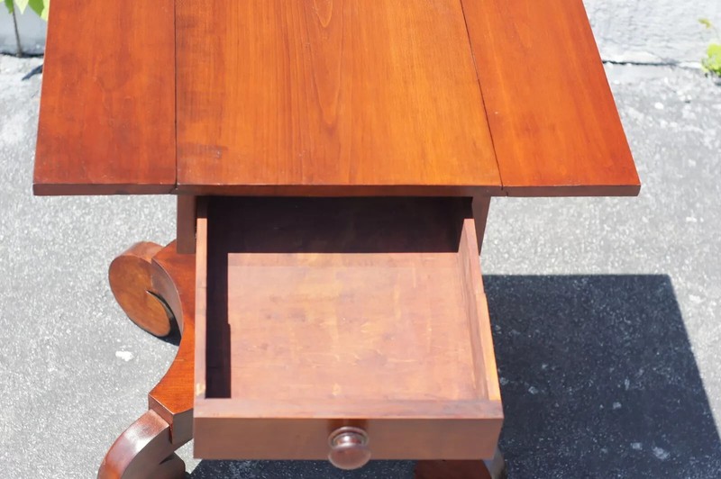 Cherry Wood Empire Dropleaf Table gallery