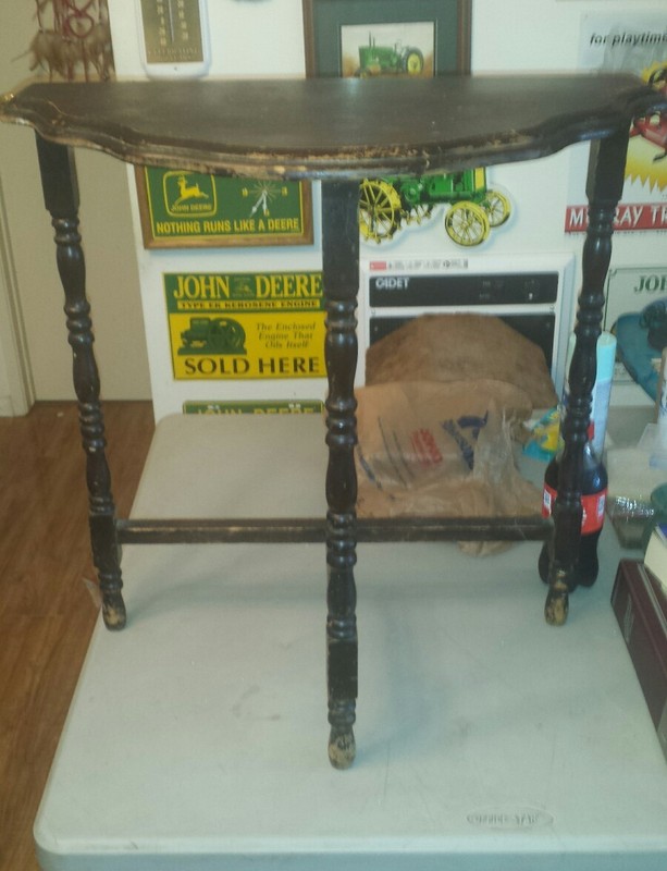 Antique Table with Spindle Legs. Local Pickup
