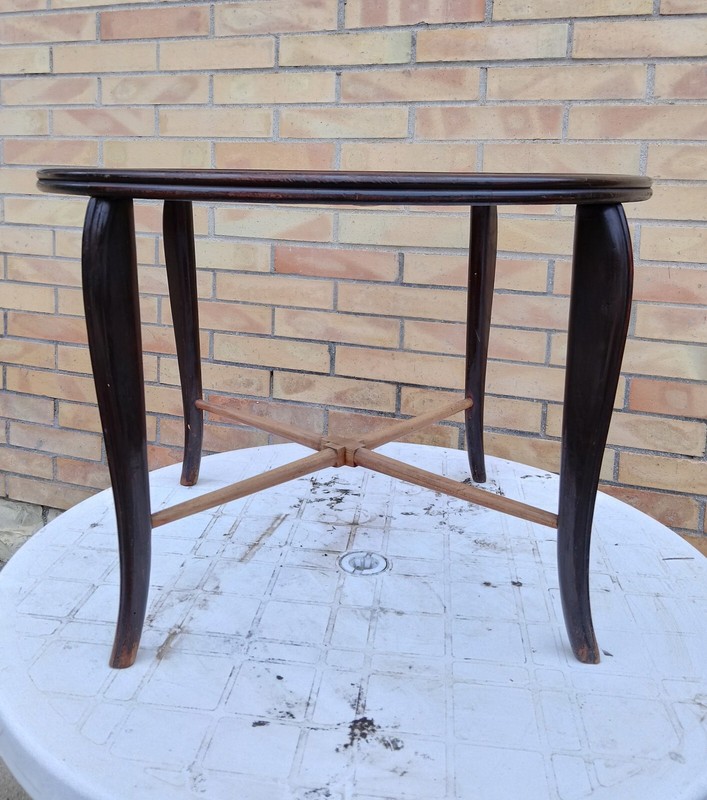 Vintage Mid Century Tripod Coffee Table Carlo De Carli Italy 1950s gallery