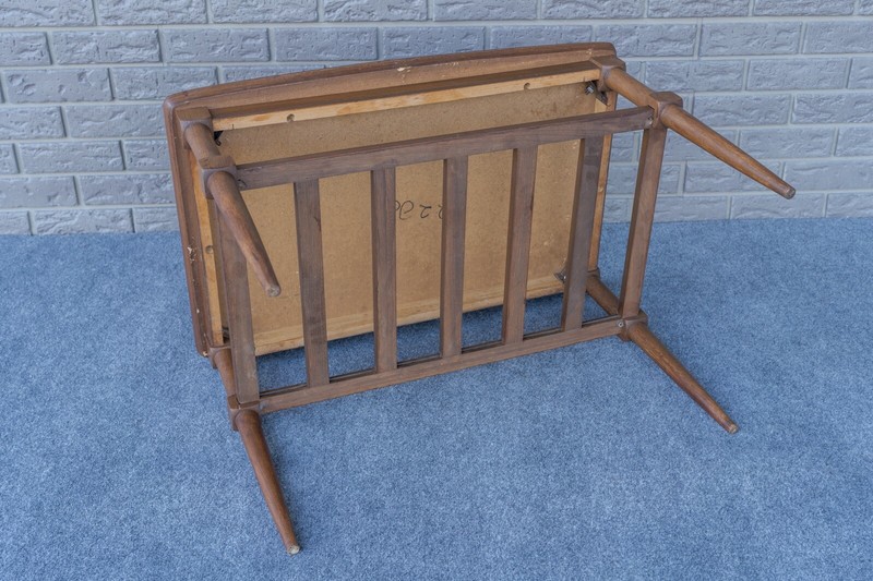 Mid Century Danish Modern Two Tier Slat End Table gallery