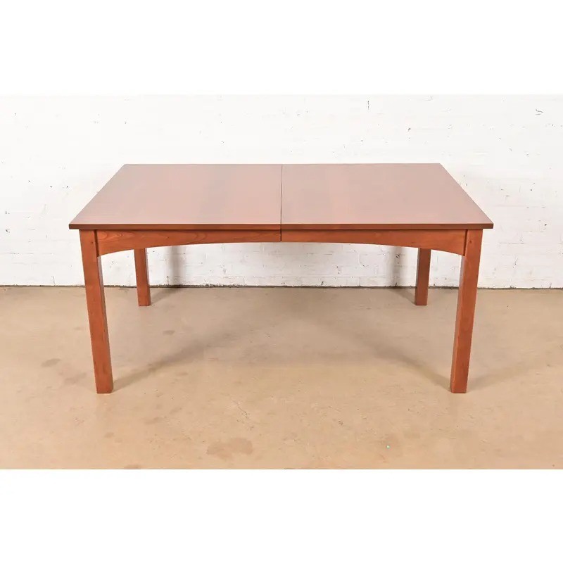 Stickley Harvey Ellis Cherry Wood Extension Dining Table, Newly Refinished gallery