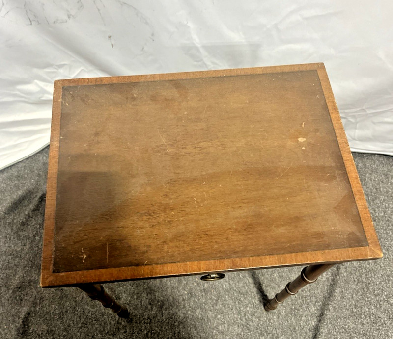 Antique Mahogany Side Table Georgian Period- See Notes gallery