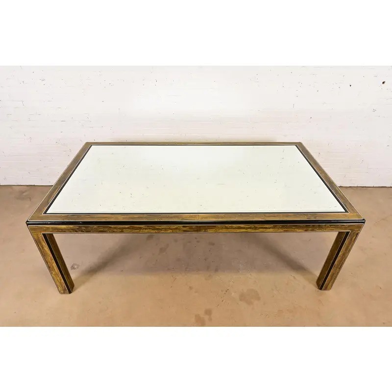Bernhard Rohne for Mastercraft Hollywood Regency Dining Table, Circa 1970s gallery