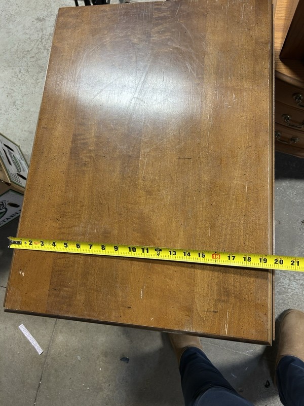 Antique Drop Leaf Table Cart Tea Server Bar Console End Side Vintage gallery