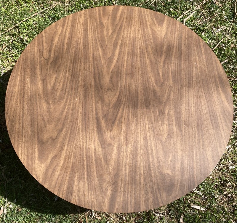 Vintage MCM Coffee Table Lane Mid Century Modern Walnut Cigar Legs Retro Decor gallery