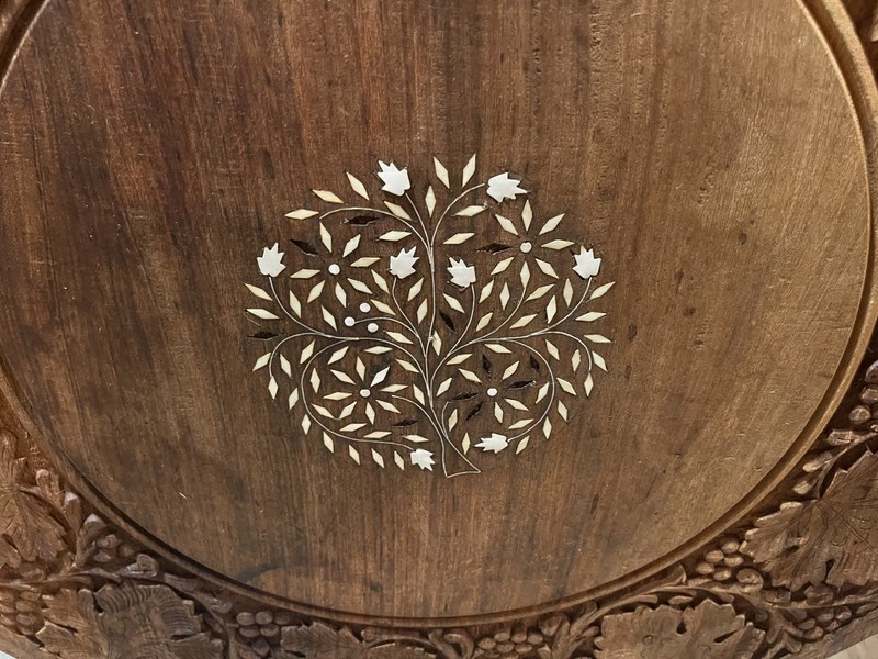 Vintage Anglo Indian Octaganal Side Table gallery