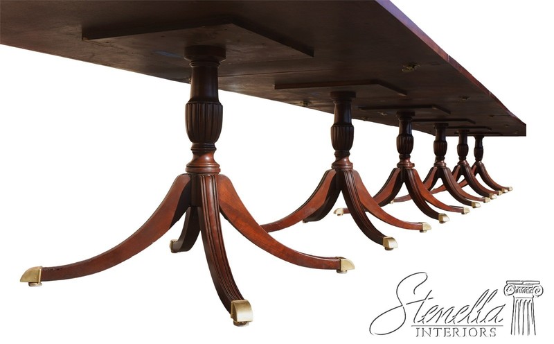 L69002 COUNCILL CRAFTSMEN Monumental Mahogany Dining Conference Table - 24 ft! gallery