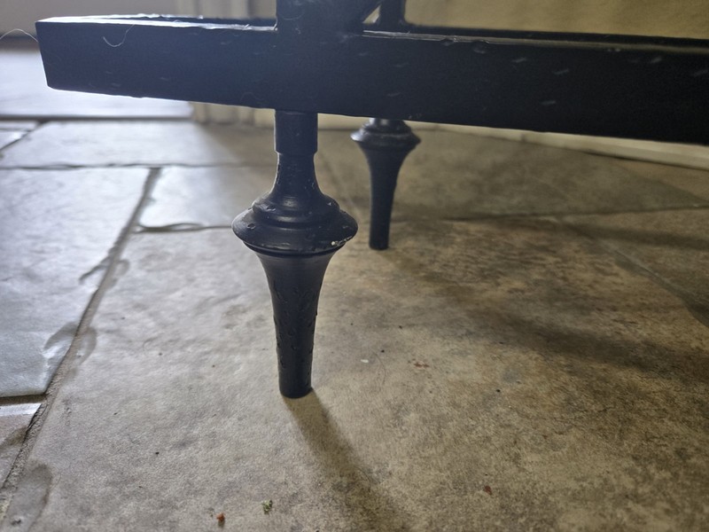 Wrought Iron Mid-Century Art-Deco Style Console With Sunburst. gallery