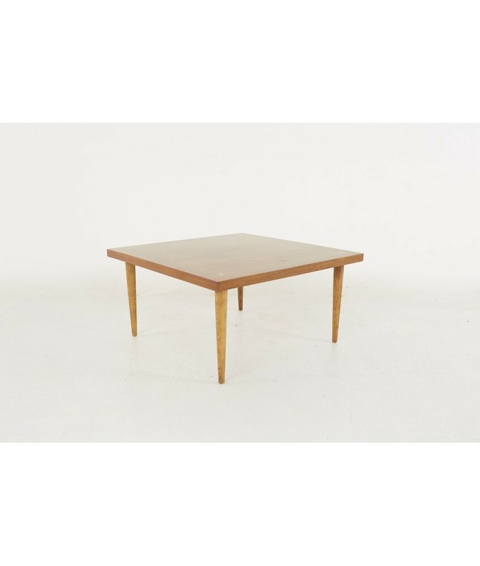 Merton Gershun for American of Martinsville Mid Century Square Walnut Coffee Tab gallery