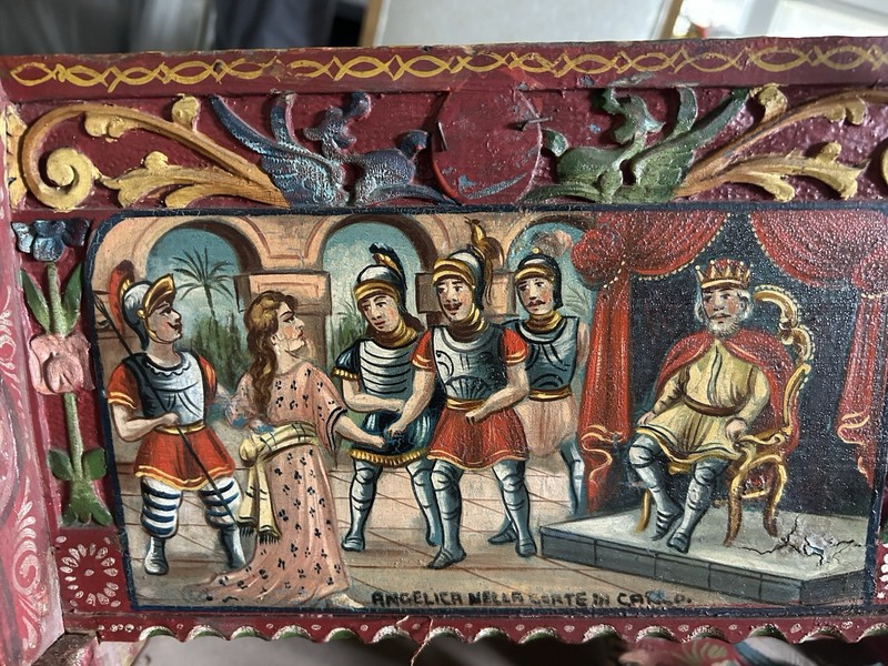 EXTREMELY RARE SICILIAN CARRETTO 1800s ORIGINAL WEDDING CART gallery