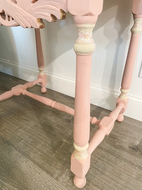Rose Pink French Floral Table gallery