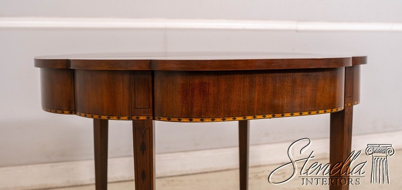 LF70998: HENKEL HARRIS Cherry Gate Leg Federal Style Flip Top Games Table gallery