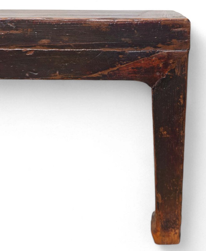 87" Inch Long Antique Brown Coffee Table gallery
