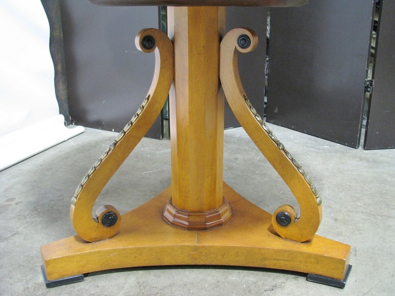 High-End Custom Empire/Biedermeier Cherry Lamp Table; Richard Plumer Interiors gallery