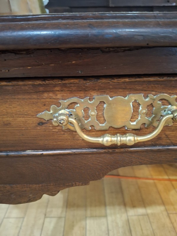 Antique 18th Century Style Tavern Table / Lowboy – Hand Pegged, Queen Anne Legs gallery