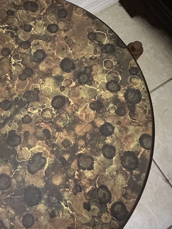 Mid Century Modern Neutral Color Wood Side Table MCM gallery