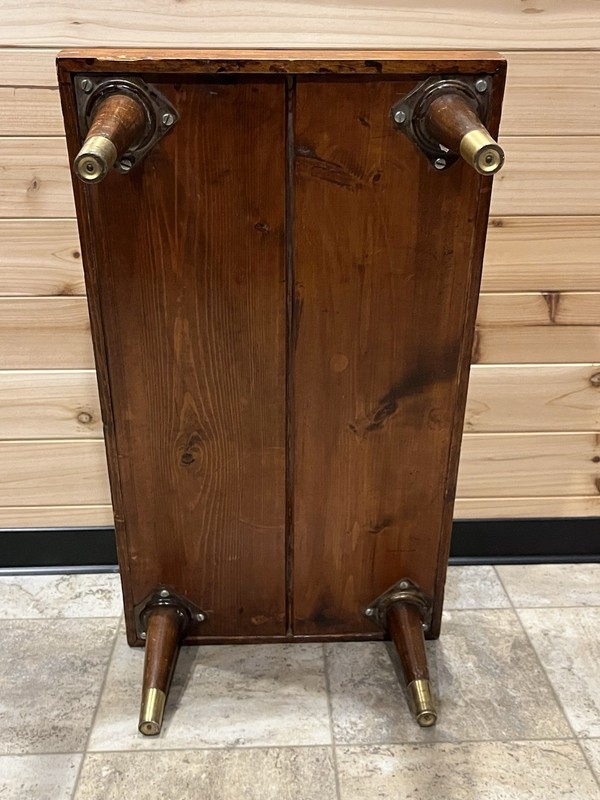 1950s Mid Century Modern Wood Irregular Small Table gallery