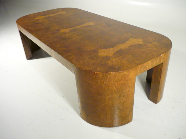 Vintage 60’s Burl Wood Table Mid 20th Century Modern Steve Chase/Springer Era