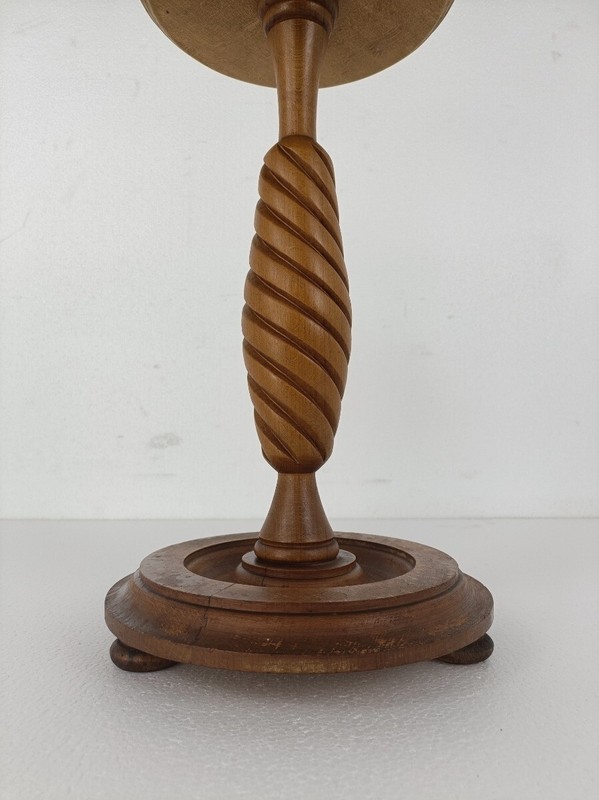 Wooden Twisted Stem Side Wine Display Table Pedestal Plant Bonsai Flower Stand gallery