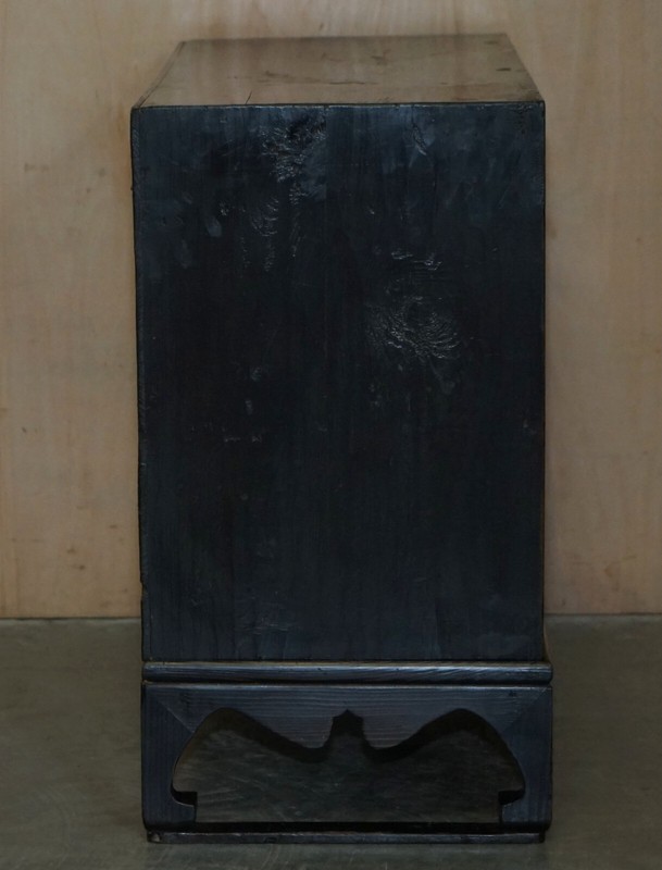PAIR OF VINTAGE CIRCA 1950'S ASIAN KOREAN SCHOLARS SIDE TABLE CHESTS INC DRAWERS gallery