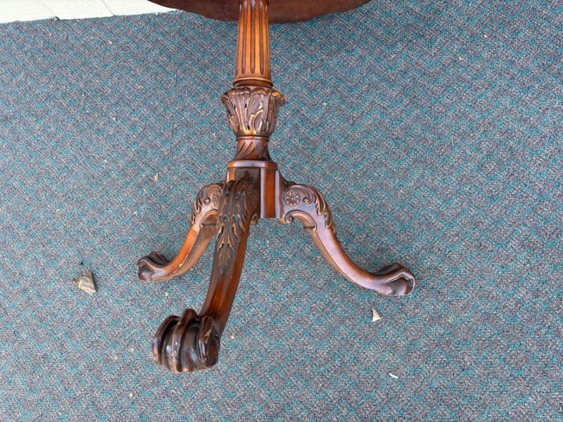 67234 Antique Chippendale Pie Crust IMPERIAL Grand Rapids Table in Mahogany gallery