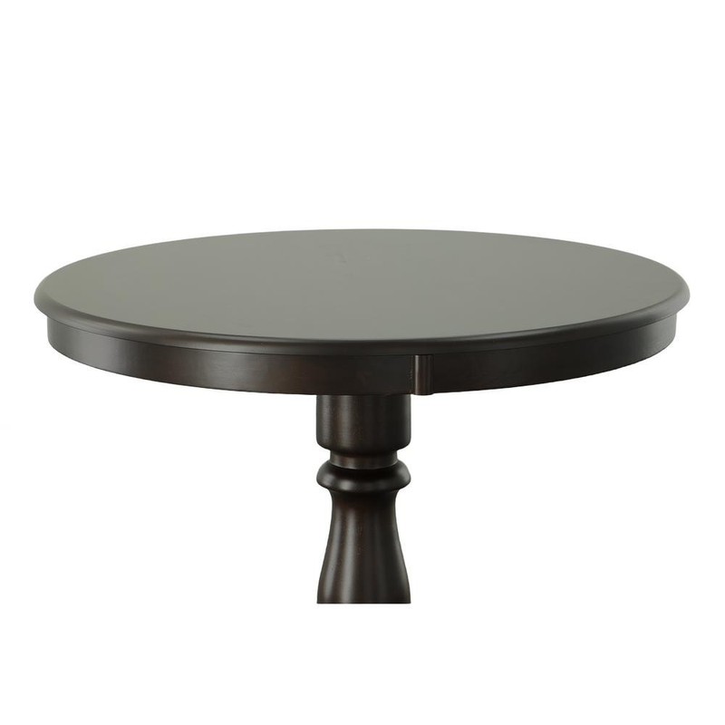 Fairview 36" Round Pedestal Bar Table - Espresso gallery