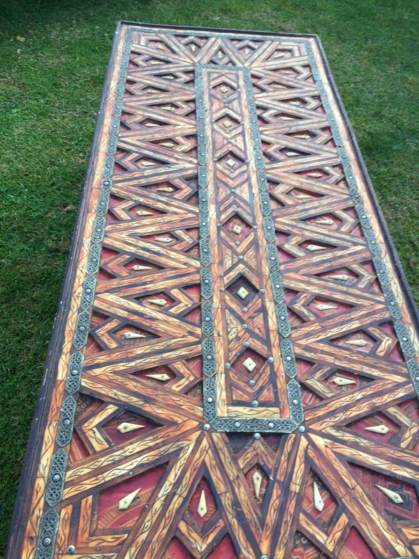 Hand Made Camelbone Morocan Table H48-L166-W70cm Only One In The World As Is gallery