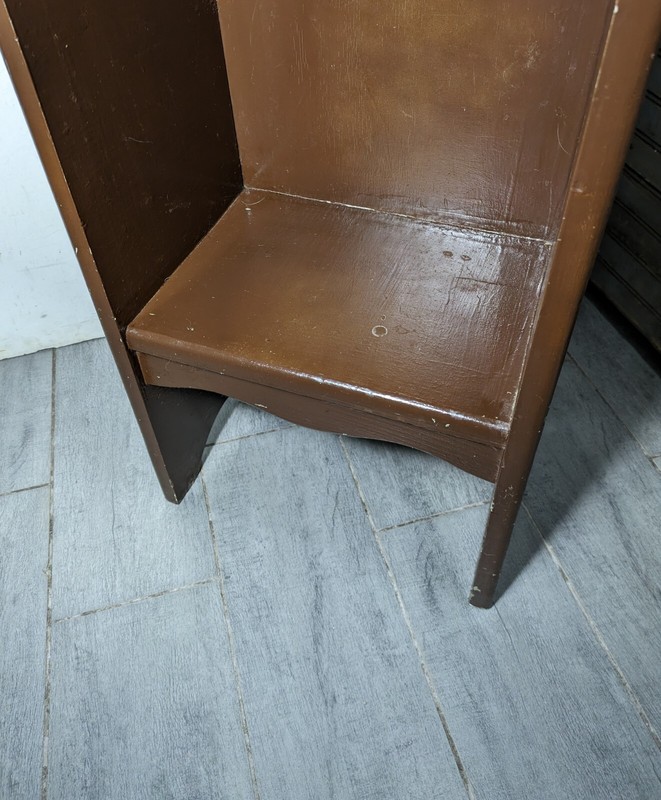 Vintage Rustic Shabby Arts & Crafts Art Deco Style Shelf Table Bedside Cabinet gallery