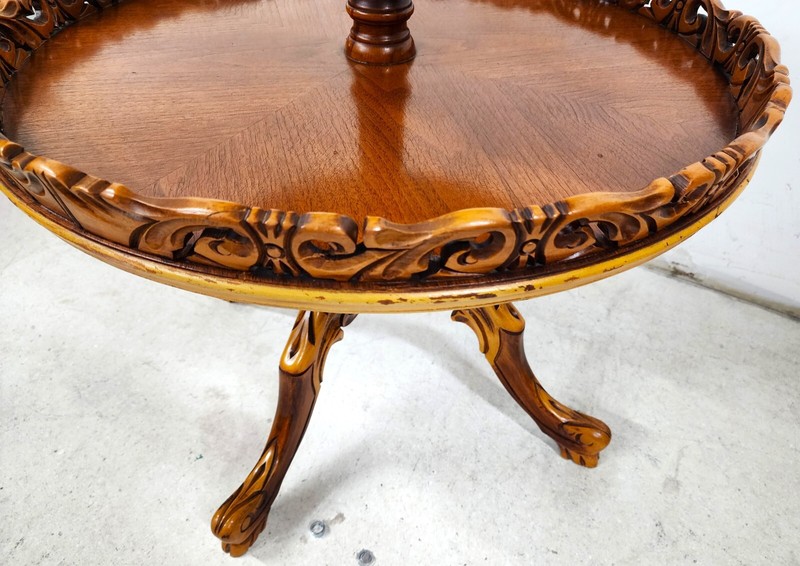Antique French Table 2 Tier Dumbwaiter gallery