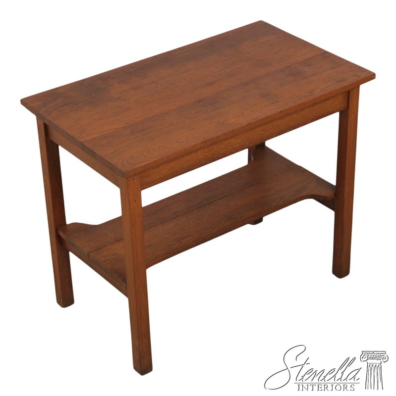 F72606: STICKLEY Antique Oak Library Table