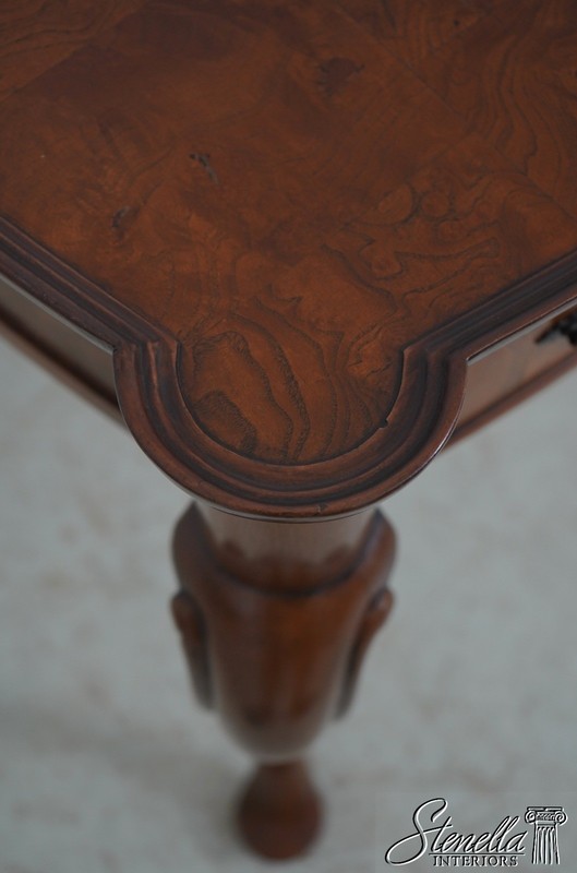 L69331: Pair HEKMAN George III Burl Walnut End Tables gallery
