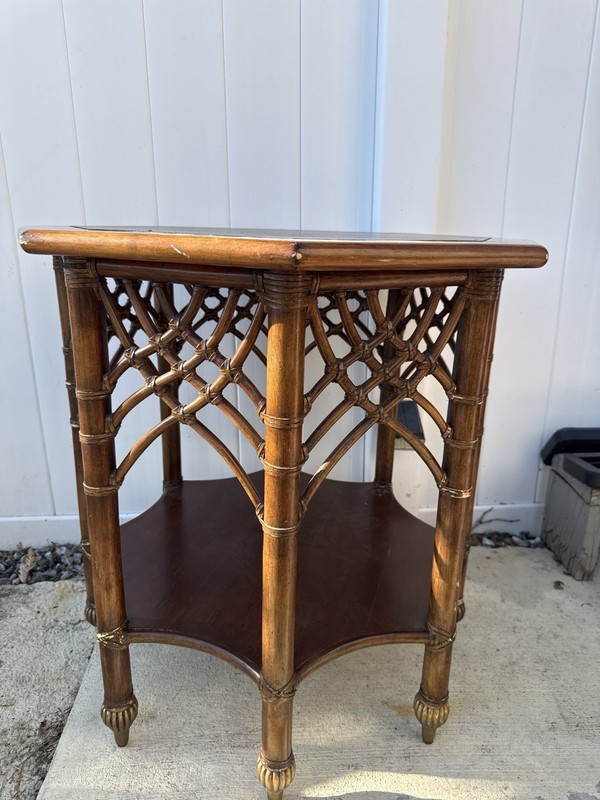 English Colonial Style Occasional Table